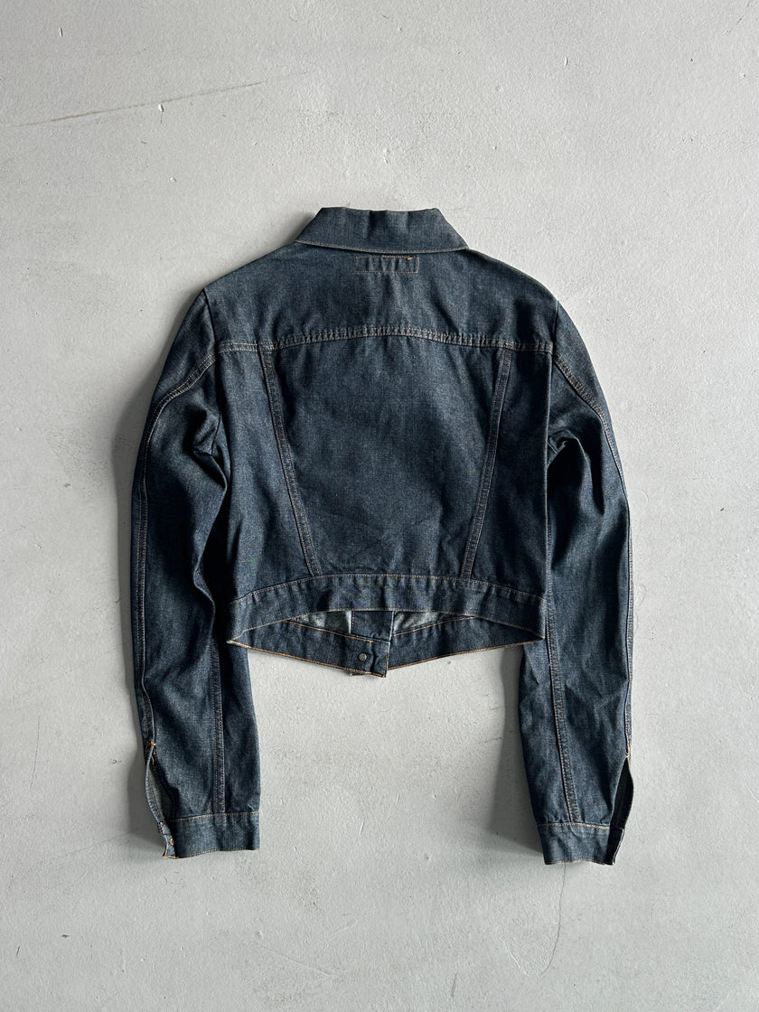 ANDREW MACKENZIE - 2000s CROPPED FIT DENIM JACKET