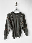 ISSEY MIYAKE -  circa 1984 OVERSIZED JUMPER WITH 3D KNIT DETAILING