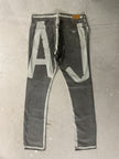 ARMANI JEANS- 1990s WAXED JEANS