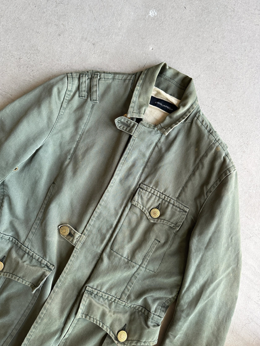 DSQUARED2 - 2000s STRAIGHT FIT CARGO JACKET