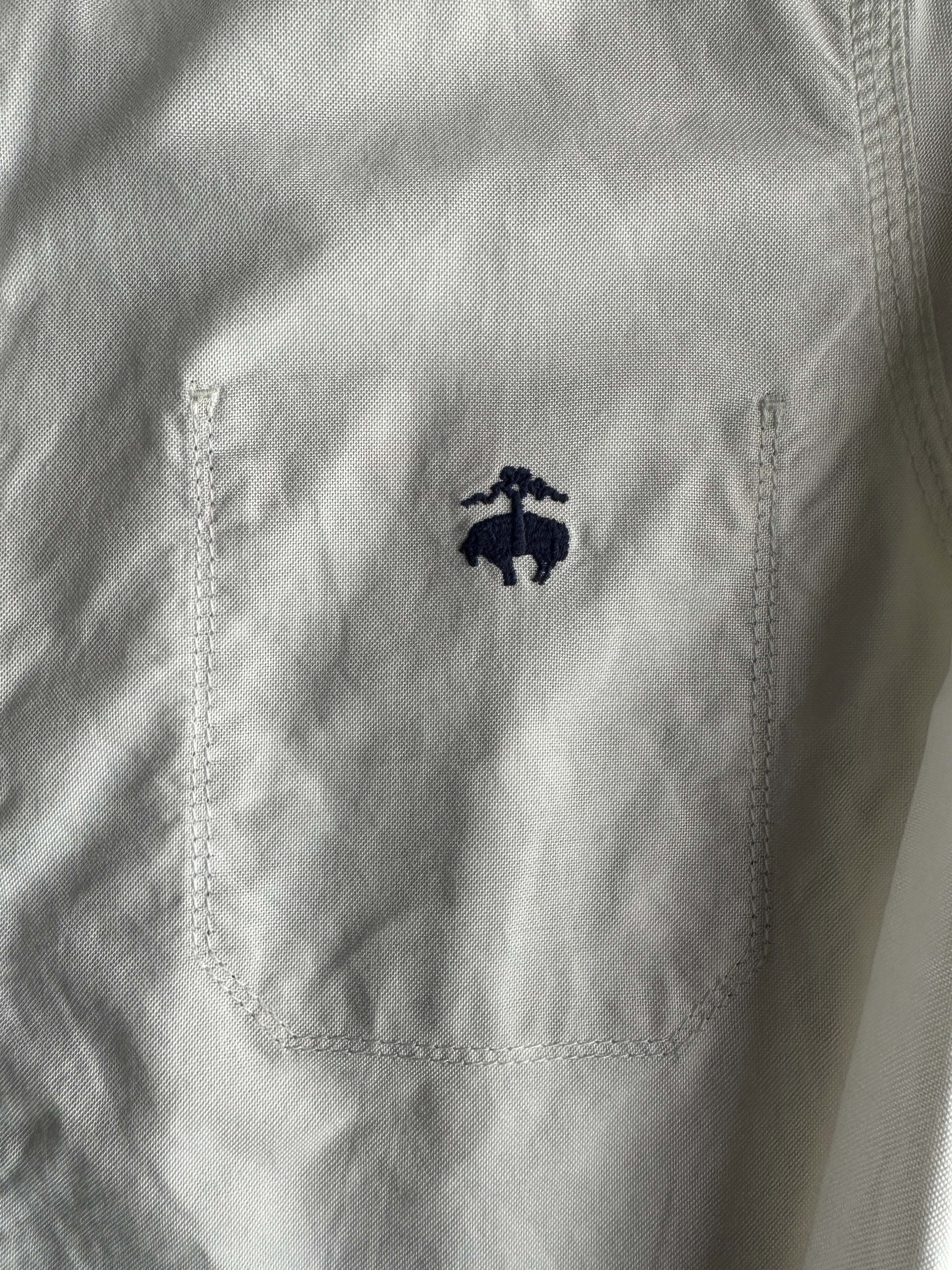 JUNYA WATANABE X BROOKS BROTHERS - A/W 2008 CHECKED PANELS LONG SLEEVE SHIRT