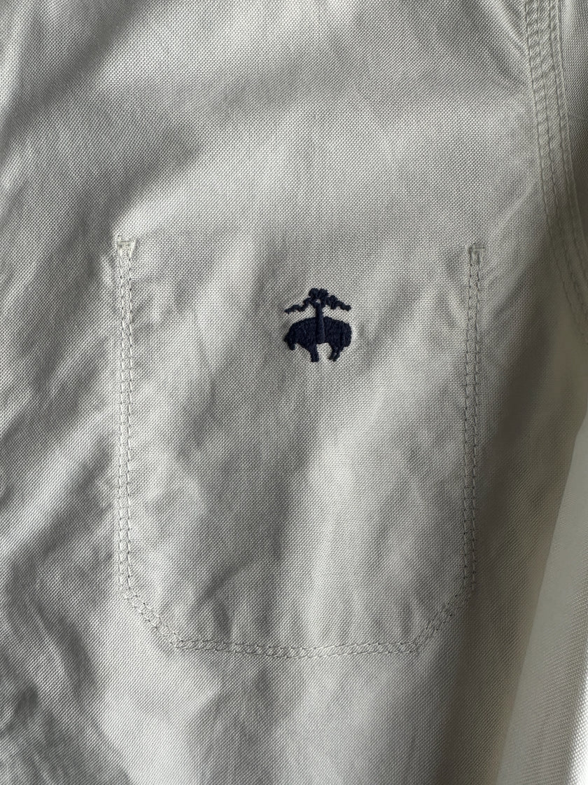 JUNYA WATANABE X BROOKS BROTHERS - A/W 2008 CHECKED PANELS LONG SLEEVE SHIRT