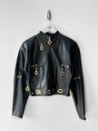LA MATTA - early 1990s BOXY FIT LEATHER JACKET