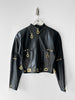 LA MATTA - early 1990s BOXY FIT LEATHER JACKET