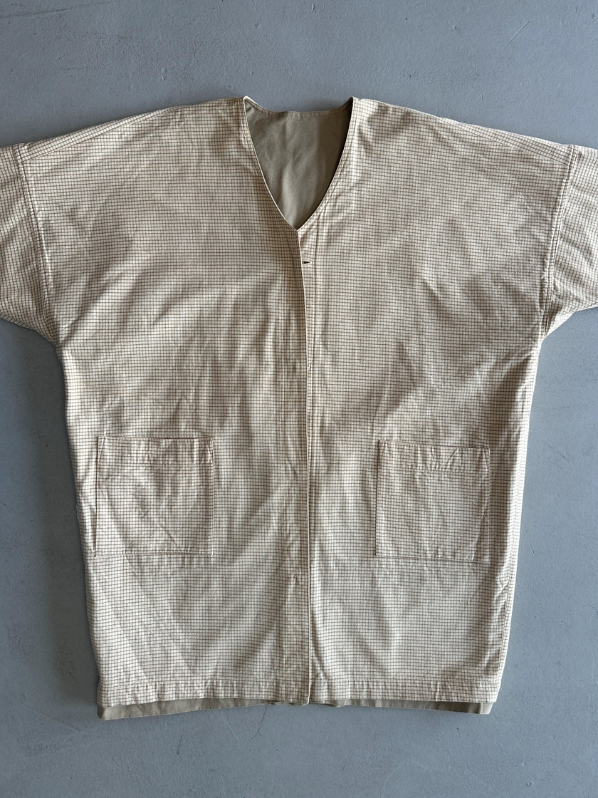 YOHJI YAMAMOTO Y'S - 1970s REVERSIBLE BUTTONED TUNIC