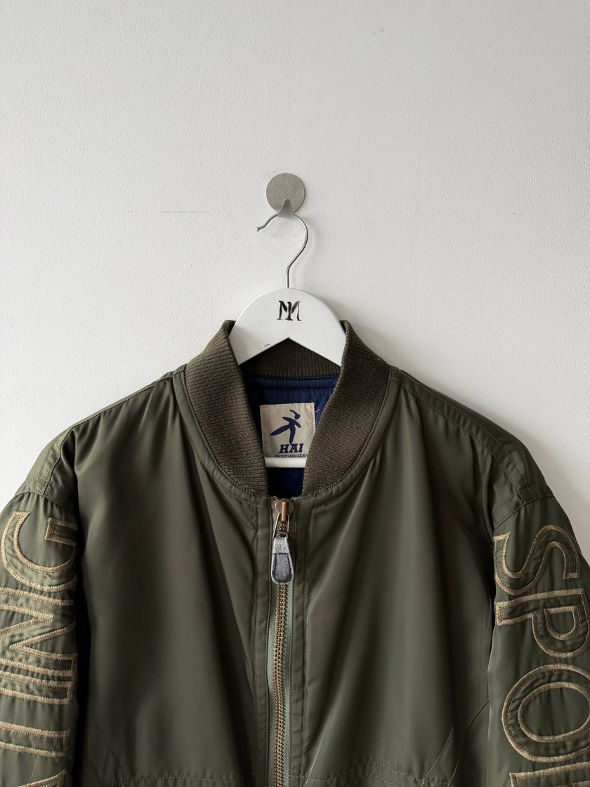 ISSEY MIYAKE HAI - 1980s NYLON BOMBER JACKET