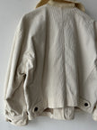 ISSEY MIYAKE - 1990s CROP FIT CORDUROY JACKET WITH SQUARE COLLAR