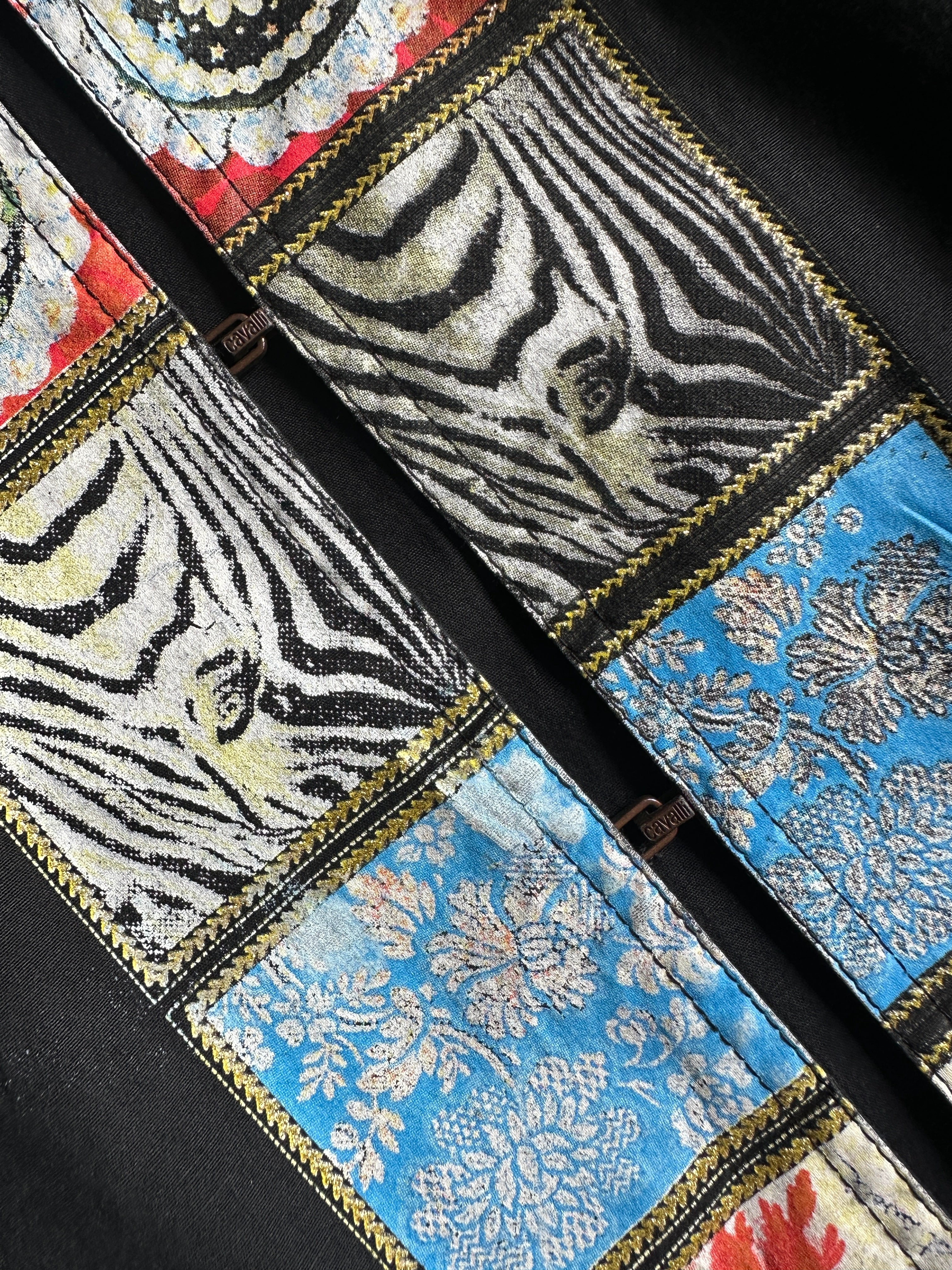 JUST CAVALLI - S/S 2005 CORSET STYLE SHIRT