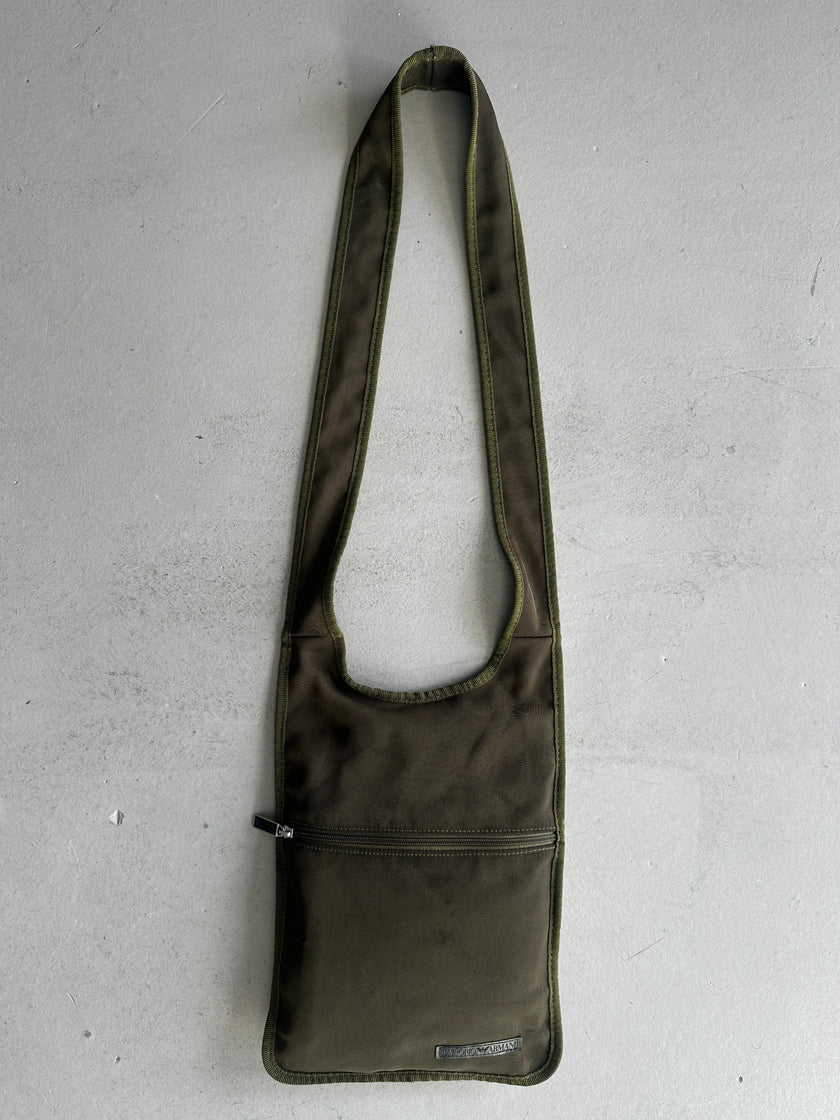 EMPORIO ARMANI - early 2000s RECTANGULAR CROSSBODY BAG