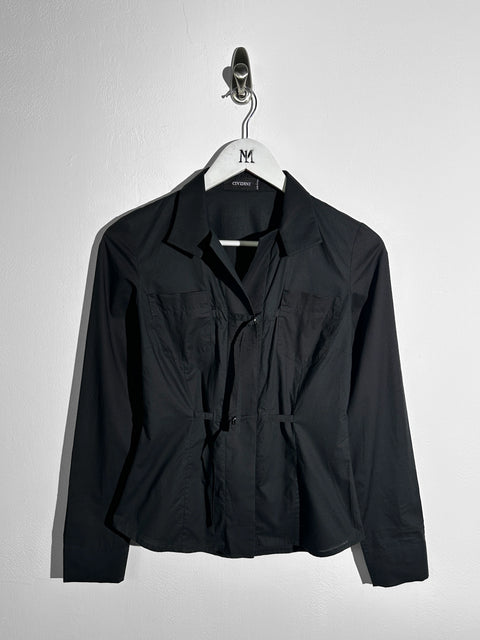 CIVIDINI - S/S 2003 FRONT STRAPS LONG SLEEVE SHIRT