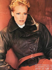 GIORGIO ARMANI 1980s LEATHER JACKET AND SKIRT