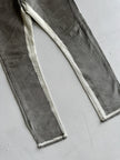 ARMANI JEANS - 1990s WAXED JEANS TROUSERS