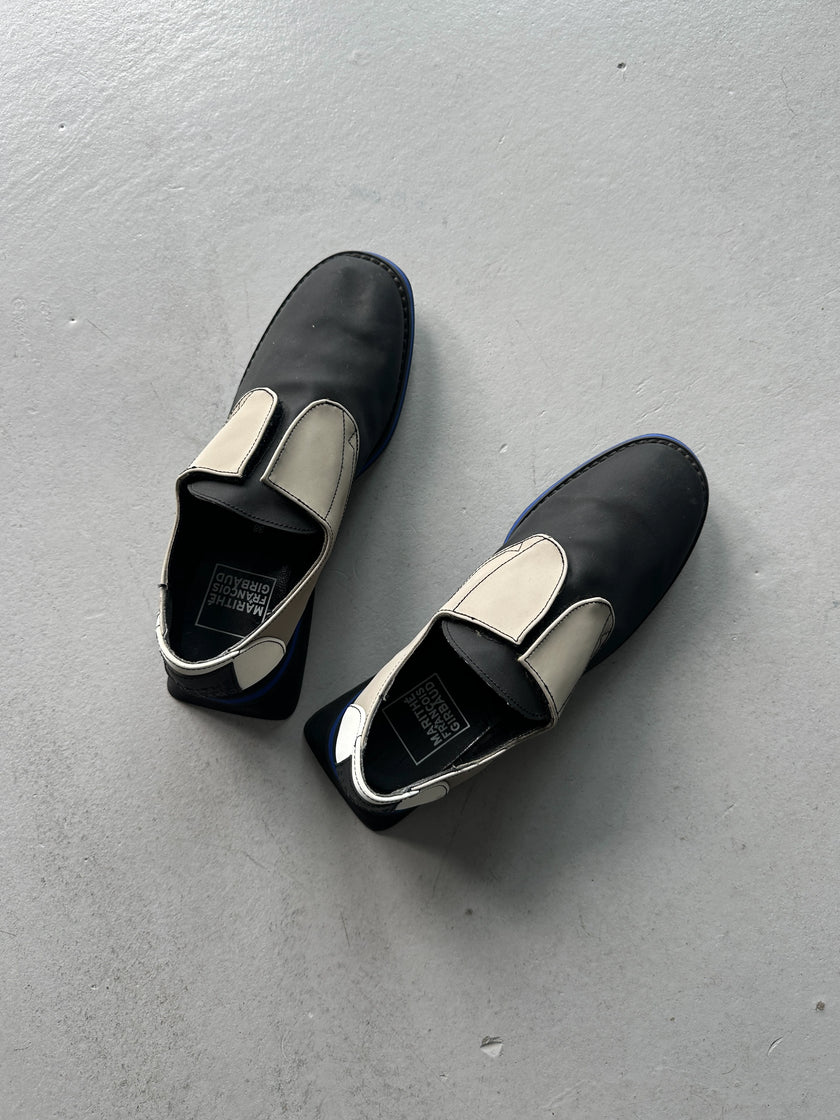 MARITHÉ + FRANÇOIS GIRBAUD - S/S 1998 SQUARE HEEL SLIP ON SHOES