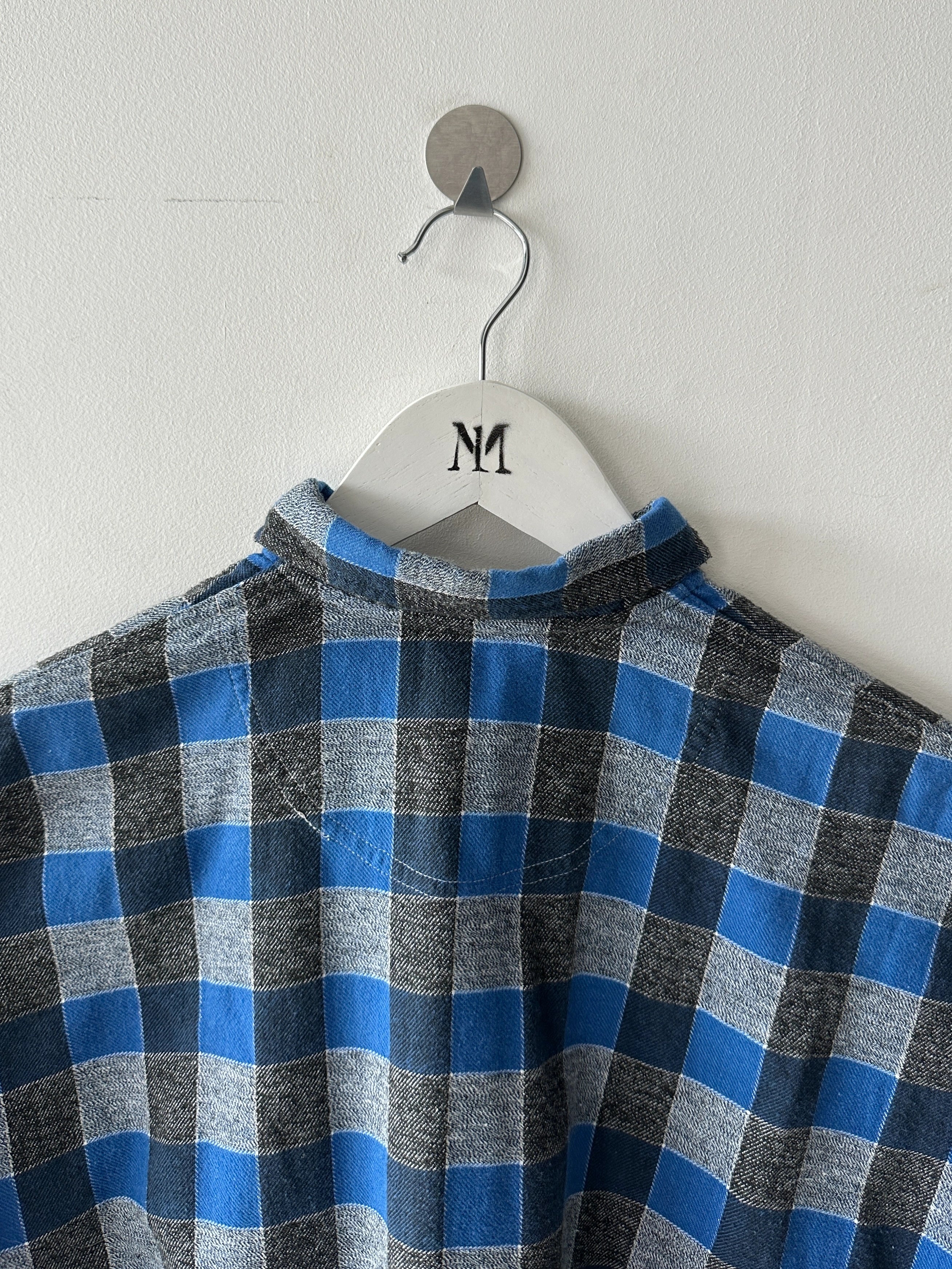 EMPORIO ARMANI - 1980s BOXY FIT CHECKED BLOUSON
