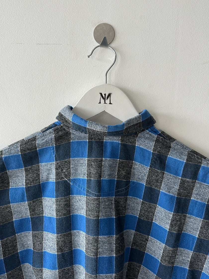 EMPORIO ARMANI - 1980s BOXY FIT CHECKED BLOUSON