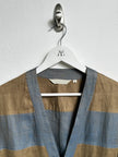 ITALIAN LABEL 1980s LINEN BLOUSON JACKET