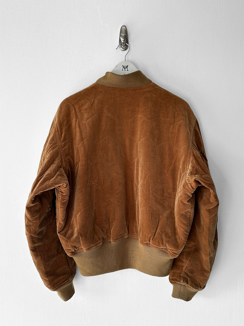 TOKIO KUMAGAI - 1980s VELVET BOMBER JACKET