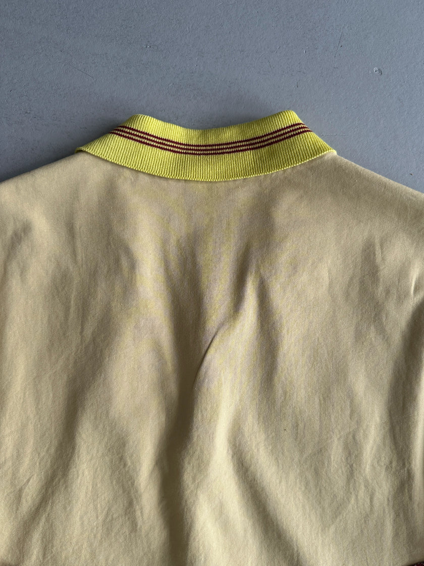 JEAN PAUL GAULTIER JUNIOR - “RAP'SODY IN BLUE” S/S 1990 BONDAGE COTTON BLAZER