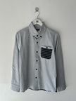 JUNYA WATANABE COMME DES GARÇONS - S/S 2005 CONTRAST BACK PANEL LONG SLEEVE SHIRT