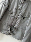 TRUSSARDI - early 2000s CROP FIT JACKET WITH CROSS STRAP DETAILS