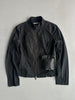 DIRK BIKKEMBERGS - 2000s LIGHT JACKET WITH LEATHER APPLIQUÉ POCKET