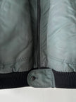 ITALIAN LABEL - 1980s NYLON BOMBER JACKET WITH SHEARLING COLLAR