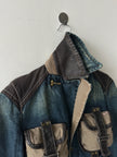 DSQUARED2 - F/W 2004 WRAP AROUND POCKETS FITTED DENIM JACKET