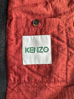 KENZO - 1990s WOOL COAT WITH CONTRASTING NYLON POCKET