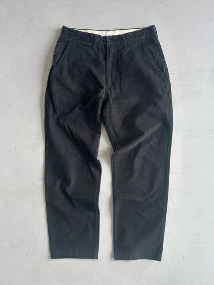 ARMANI JEANS - 1980s RELAXED FIT STONE WASHED TROUSERS