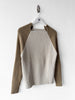 ITALIAN LABEL 2000s SLIM FIT RIBBED KNIT JUMPER