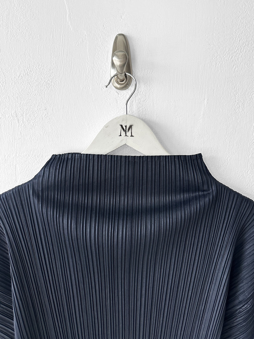 ISSEY MIYAKE PLEATS PLEASE - F/W 2000 PLEATED LONG SLEEVE TOP