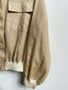 ITALIAN LABEL 1980s LINEN BLOUSON JACKET
