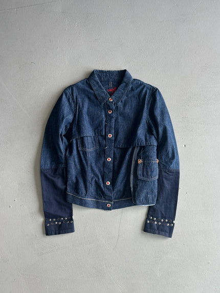 MARITHÉ + FRANÇOIS GIRBAUD - S/S 2013 LAYERED LIGHT DENIM JACKET