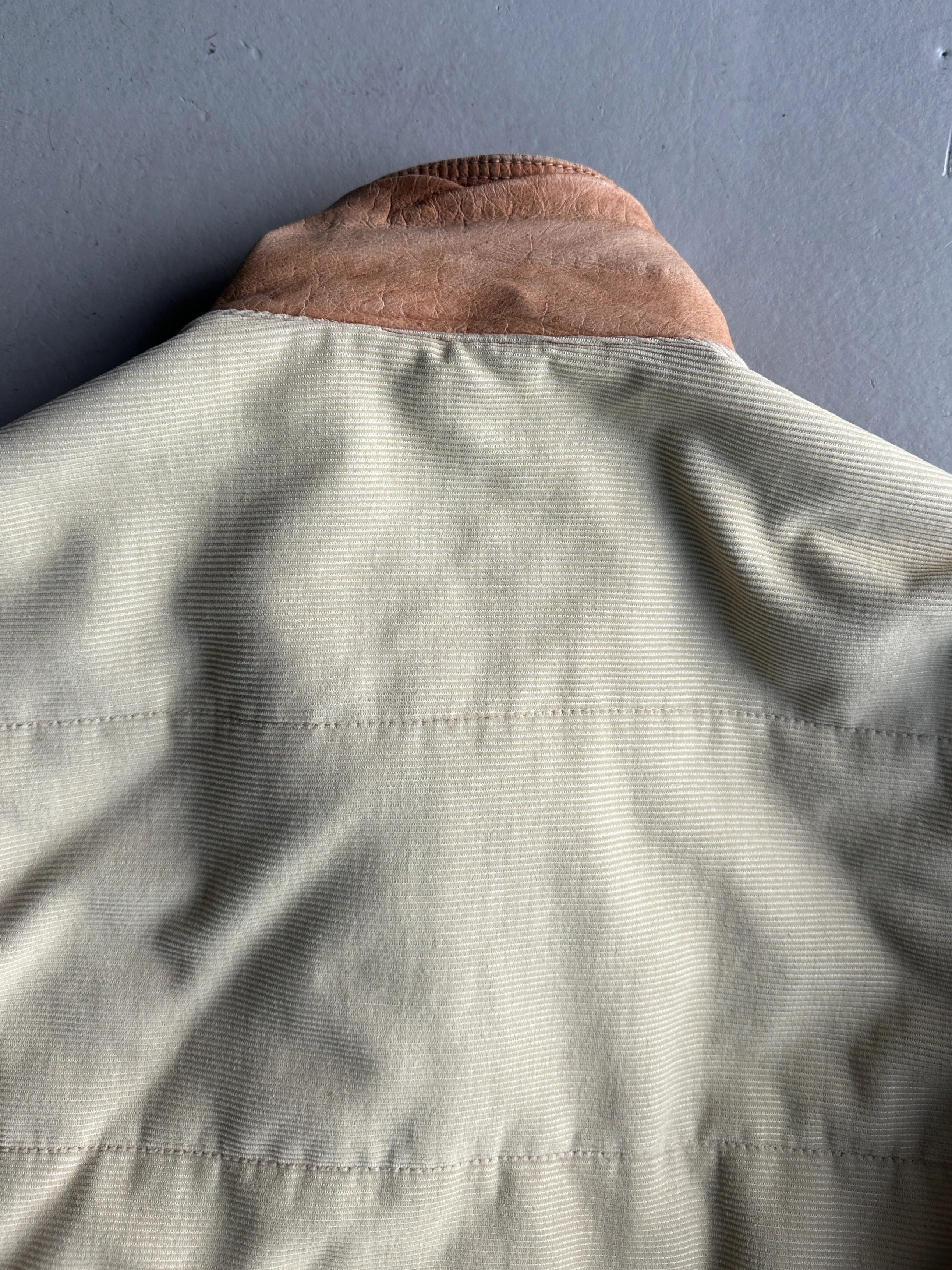 DIESEL - 1980s SAMPLE 2 IN 1 BOMBER JACKET GILET WITH REMOVABLE SLEEVE