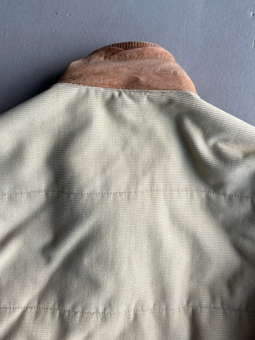 DIESEL - 1980s SAMPLE 2 IN 1 BOMBER JACKET GILET WITH REMOVABLE SLEEVE