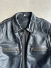 1980s STRAIGHT FIT OVERSIZED CARGO LEATHER JACKET