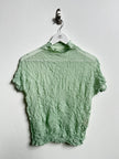 ISSEY MIYAKE PERMANENTE - S/S 1989 SHORT SLEEVE CRINKLED TOP