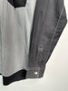 COMME DES GARÇONS - early 2000s PANELED LONG SLEEVE SHIRT WITH CONTRASTING SLEEVE AND BACK