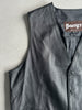 1980s LEATHER VEST GILET