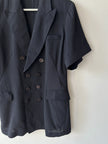 JEAN PAUL GAULTIER - 1990s SHORT SLEEVE DOUBLE BREASTED BLAZER