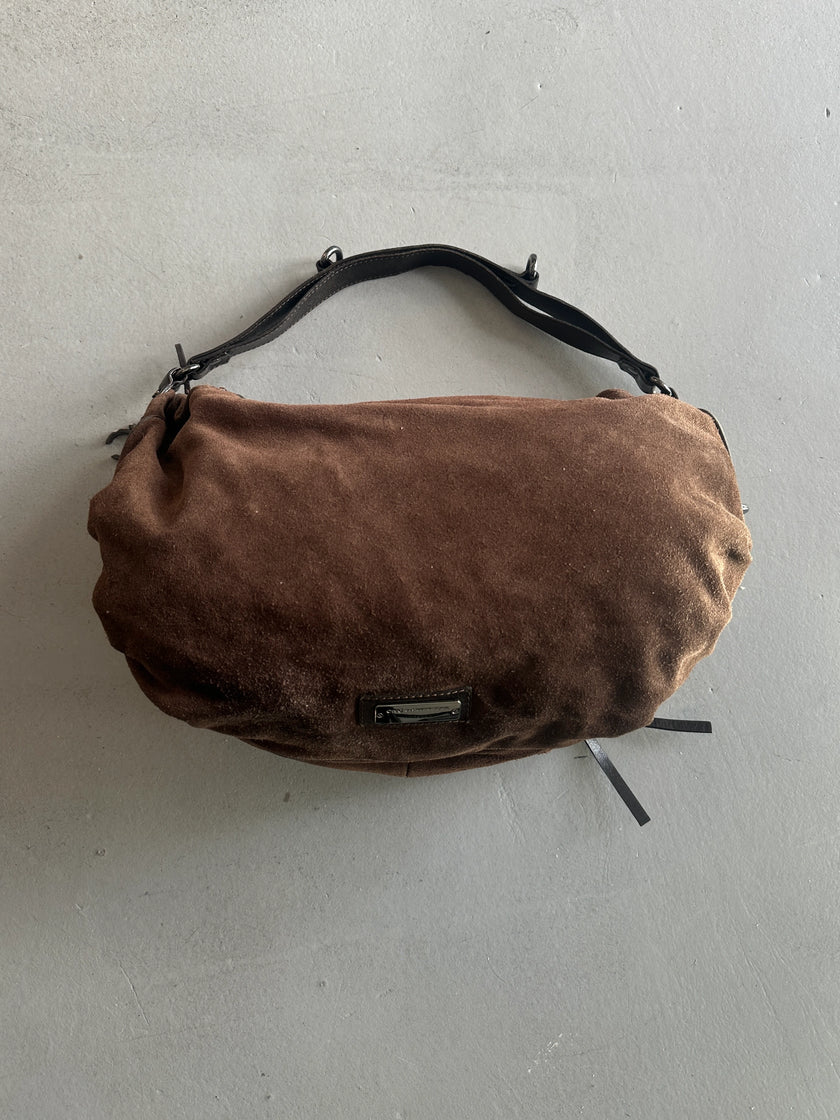 C'N'C COSTUME NATIONAL - F/W 2010 SUEDE LARGE HOBO BAG