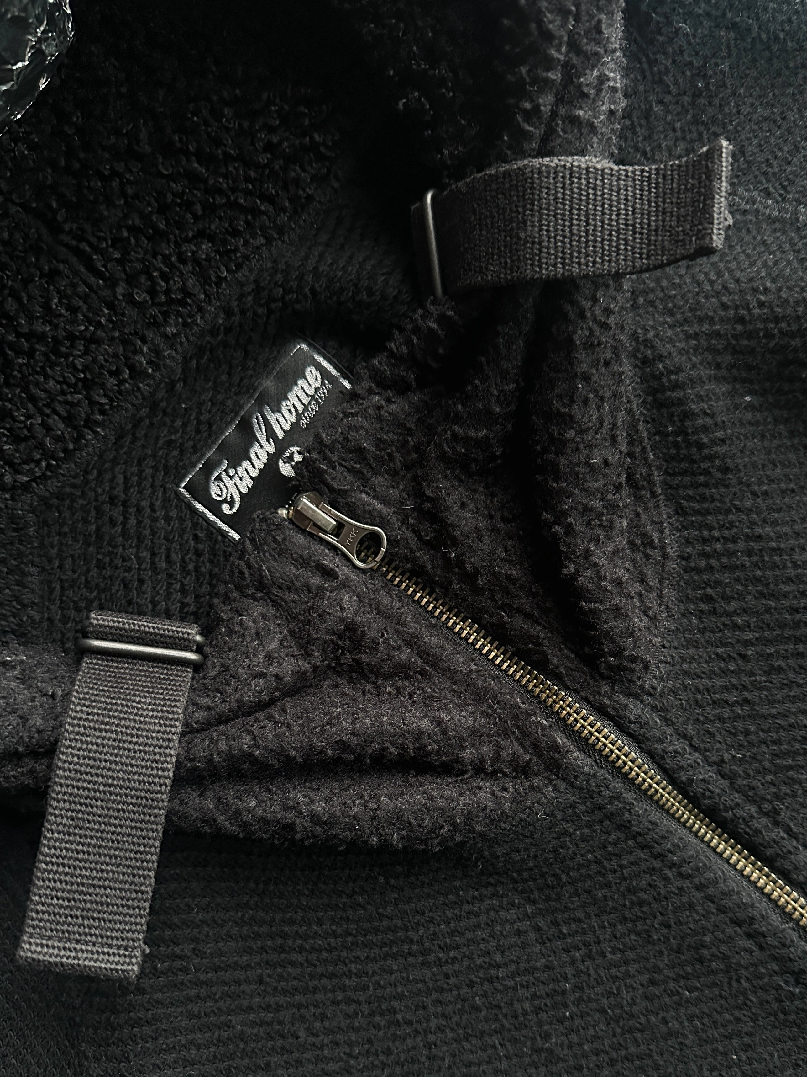 FINAL HOME - early 2000s ZIPPED FLEECE HOODIE