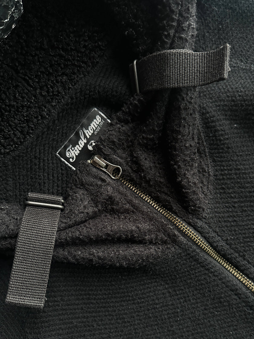 FINAL HOME - early 2000s ZIPPED FLEECE HOODIE