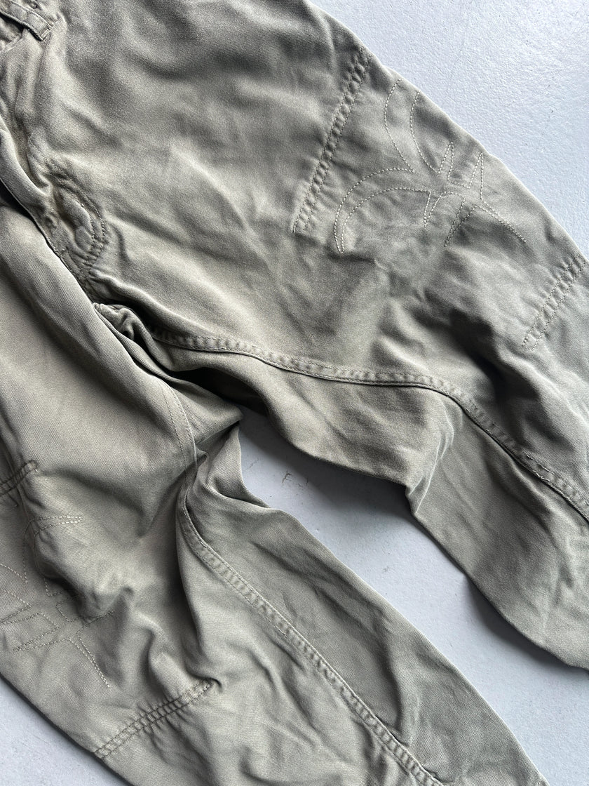 MICHIKO KOSHINO - 2000s BERMUDA CARGO SHORTS