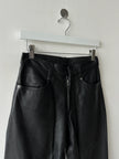 JEAN PAUL GAULTIER OBJECT - 1990s LEATHER TROUSERS
