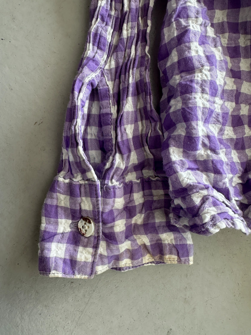 KAPITAL - 1990s DRAPING SIDES ASYMMETRICAL SHIRT