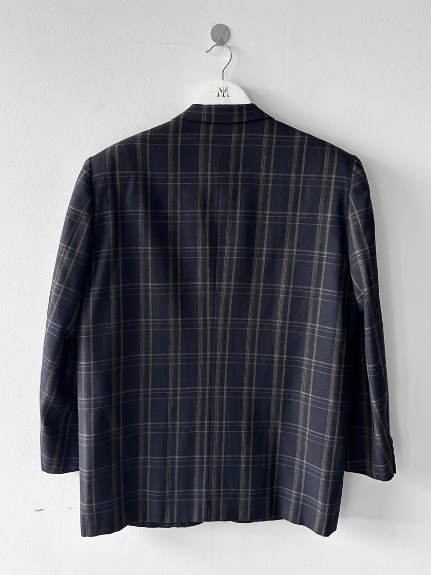 COMME DES GARÇONS HOMME - A/W 1990 OVERSIZED CHECKED BLAZER