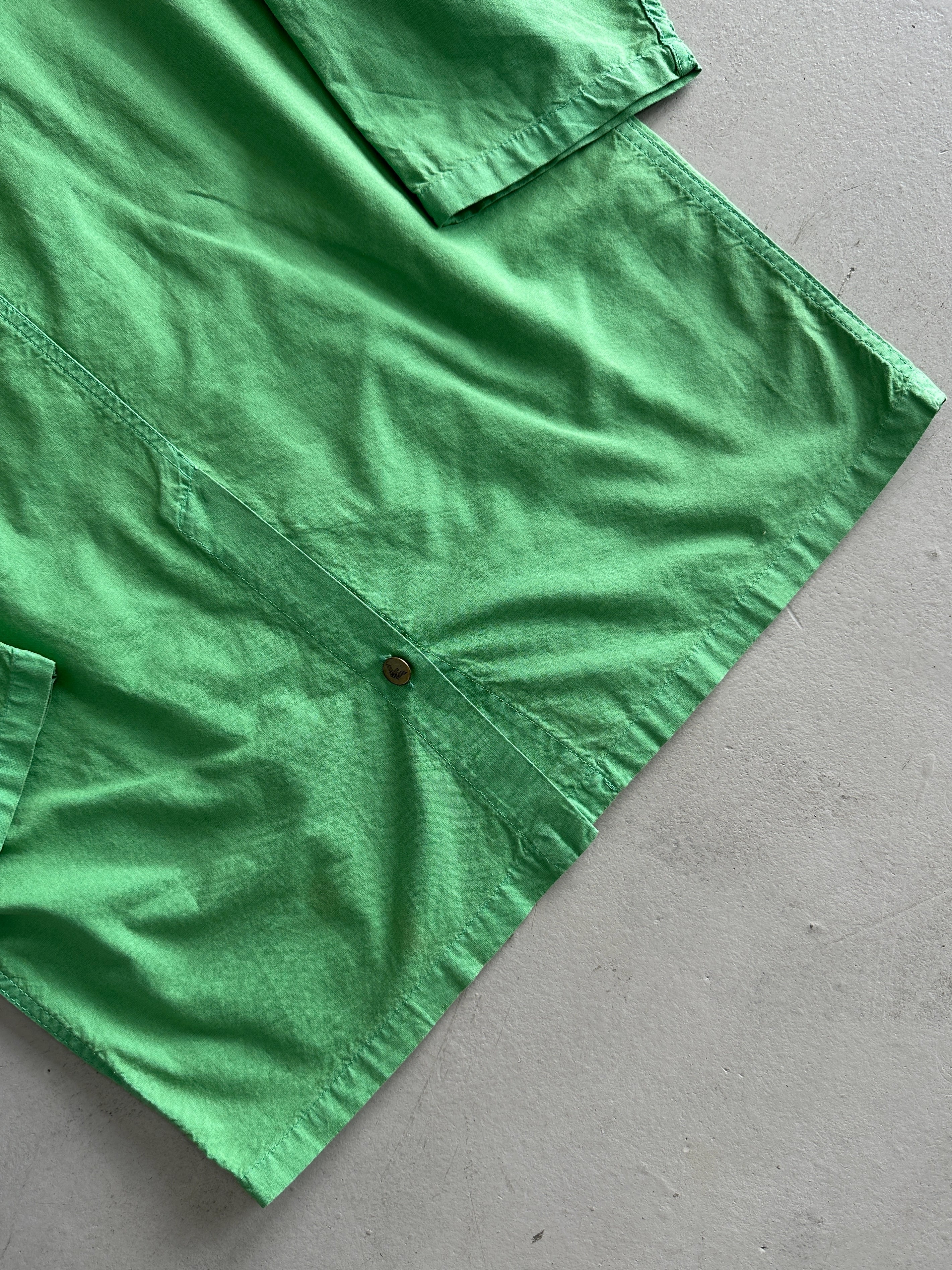 EMPORIO ARMANI - 1980s OVERSIZED POCKET SHACKET WITH CROPPED SLEEVE