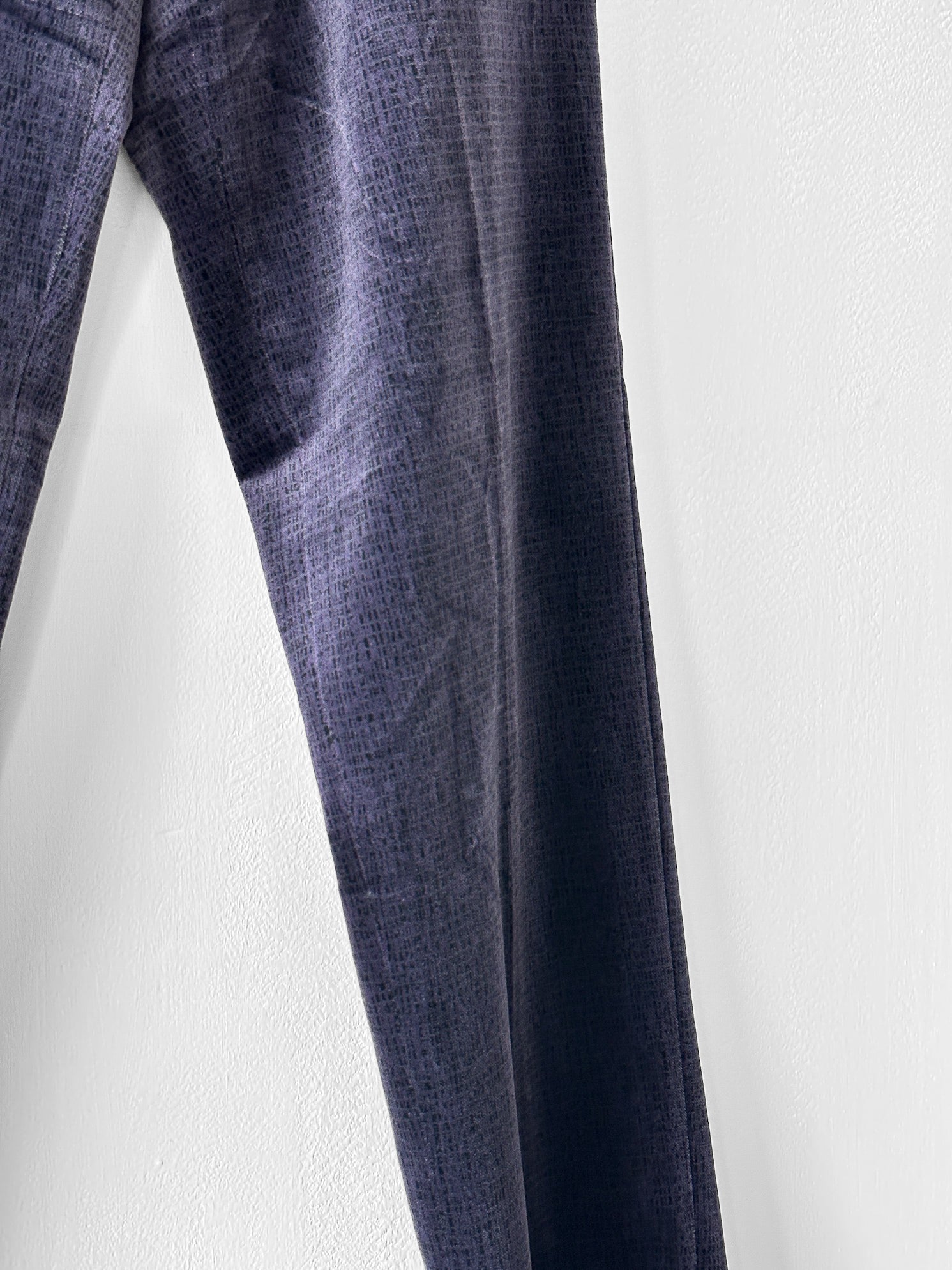 ROMEO GIGLI - 1990s VELVET TAILORED TROUSERS