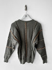ISSEY MIYAKE -  circa 1984 OVERSIZED JUMPER WITH 3D KNIT DETAILING